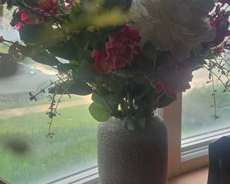 Large Floral Arrangement in Textured Vase