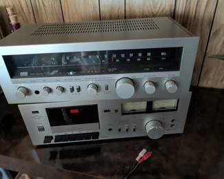 Sansui Stereo Receiver R and Cassette Deck D