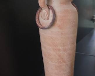 Terracotta Amphora Vase with Braided Handles fifth image