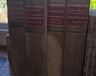 The Classics Club Five Great Dialogues Plato, On Man in the Universe Aristotle, Meditations Marcus Aurelius, Discourses and Enchiridion Epictetus