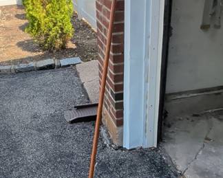 Wooden Broom with Natural Bristles