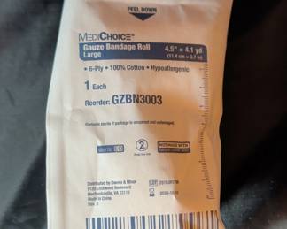 MediChoice Gauze Bandage Roll Large