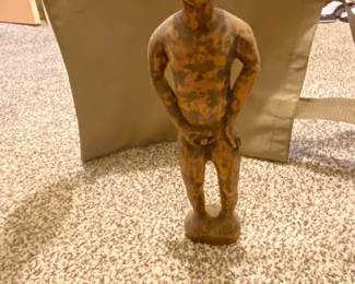 African Tribal Carving  Male Figure  Ewe People, Togo
