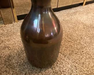 Modern BronzeTone Metal Vase