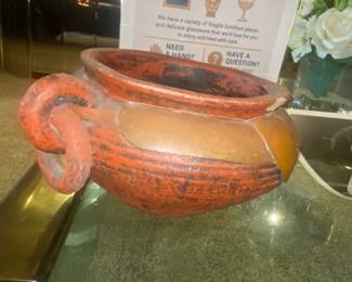 Terracotta Amphora with Applied Handles
