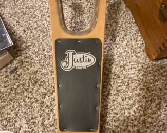 Justin Boots Wooden Boot Jack