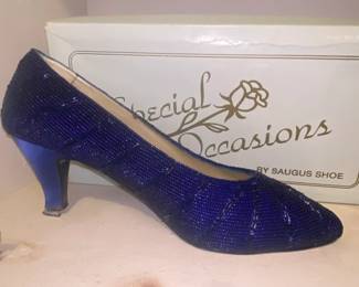 Saugus Shoe Special Occasions Beaded Heels