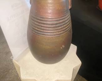 Pier Imports Aged Bronze Ceramic Vase