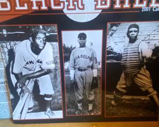Negro Baseball Leagues Black Ball Calendar