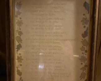 Children Learn What They Live Framed Print