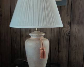 Zara Home Aged Ceramic Table Lamp with Tassels