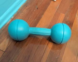 lb Teal Plastic Dumbbell Toy