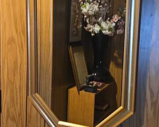 Vintage Octagonal Gold Gilt Mirror