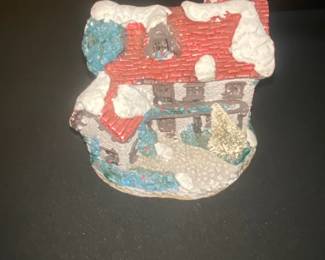 Museum Collections Inc. Hand Painted Porcelain Village House