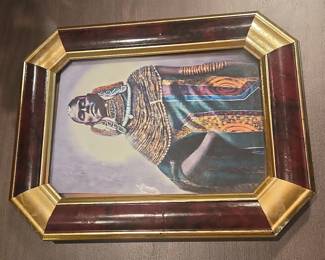 Vladimir Tretchikoff Lady of Ndebele Framed Print