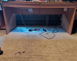 Modern Oak Veneer Desk