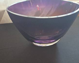 Mikasa Audition Amethy Crystal Bowl