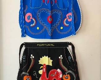 Vintage Hand Stitched Aprons Portugal 