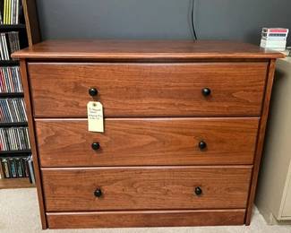 3-Drawer Chest 37.5"W x 19"D x 30"H