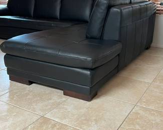 High End Leather Sectional