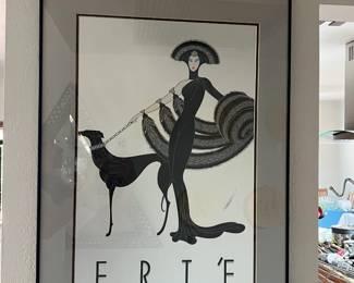 "Symphony in Black" by Erte 