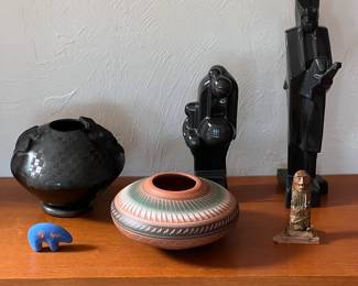Mata Ortiz, Bernice Watchman, Martha Mirabal, Frank Lloyd Wright Reproduction