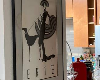 "Symphony in Black" by Erte 