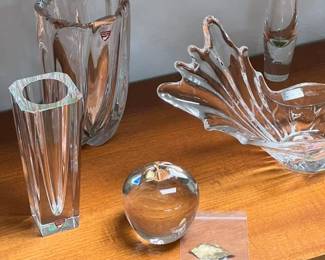Signed Cartier Glass Apple 