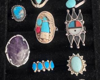 Sterling silver rings