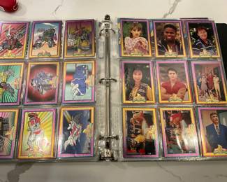 Power Rangers trading cards 