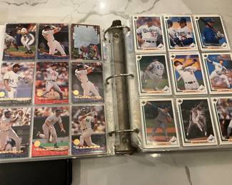 Baseball card collection 