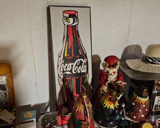 Coca cola bottle sign