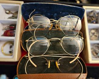 Antique gold filled glasses