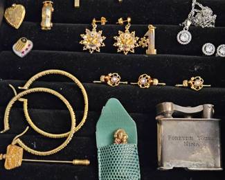 Sterling lighter and Gold filled jewelry 