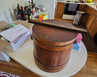 Firkin sugar bucket