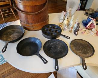 Cast iron skillets 