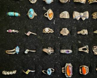 Sterling silver rings