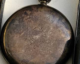 Coin silver pocket watch 