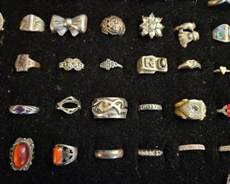 Sterling silver rings