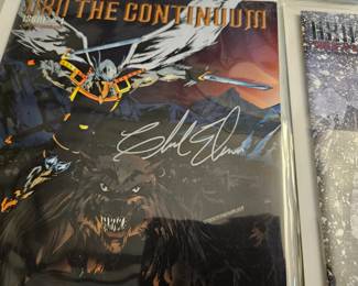 Autograph comic book 
