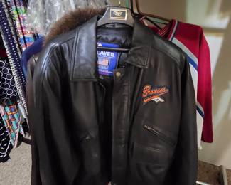 Denver Broncos leather jacket