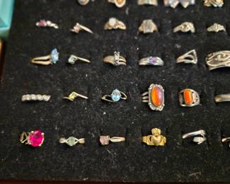 Sterling silver rings