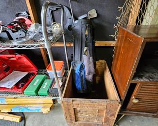 Vintage golf clubs