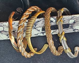 Copper bracelets 