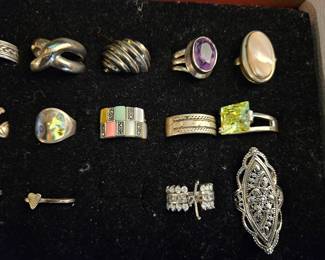 Sterling silver rings