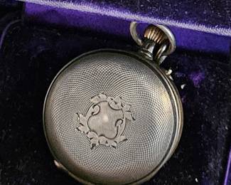 Silver pocket watch 