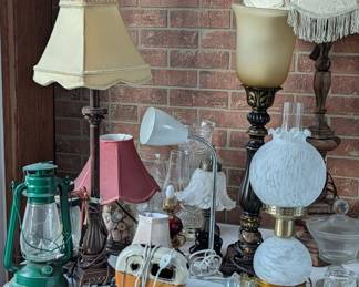 Antique and Vintage lights and lamps