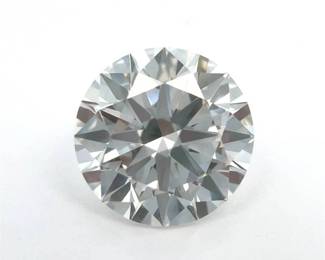 4.09 Carat Lab-Grown Round Brilliant Cut Diamond