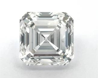 3.07 Carat Lab-Grown Diamond Asscher Cut; IGI Certified