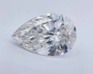 4.09 Carat Lab-Grown Pear Brilliant Diamond